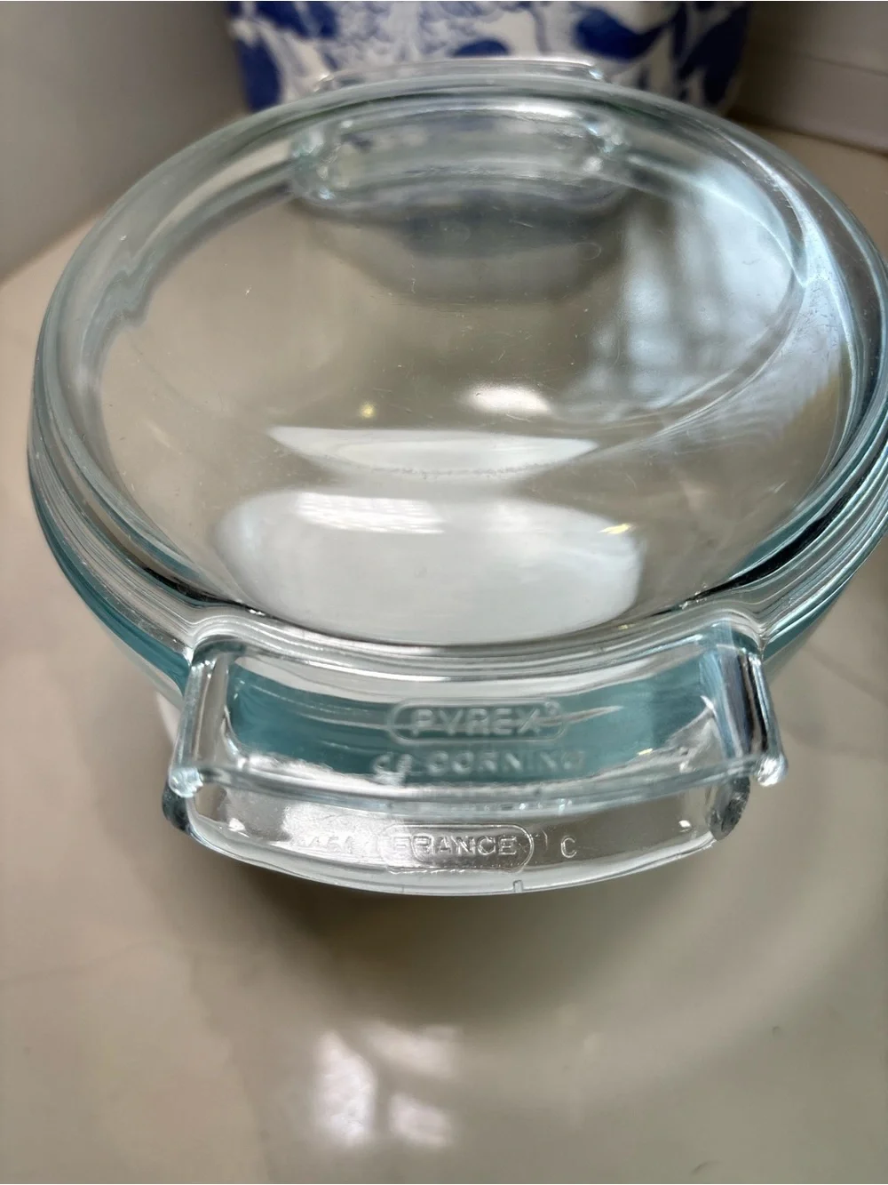 PYREX de Corning France Clear Glass Casserole Dishes Set Lids #451 & #018 RARE